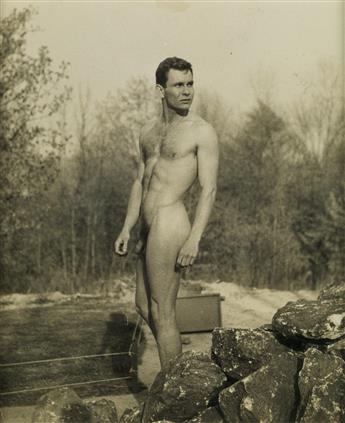 GEORGE PLATT LYNES (1907-1955) Self-portrait with Chuck Howard * Chuck Howard, Outdoors.